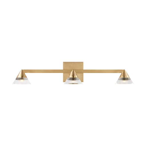 Visual Comfort SLBA75827 Midrand 3-lt 26" LED Vanity - Hand Rubbed Antique Brass