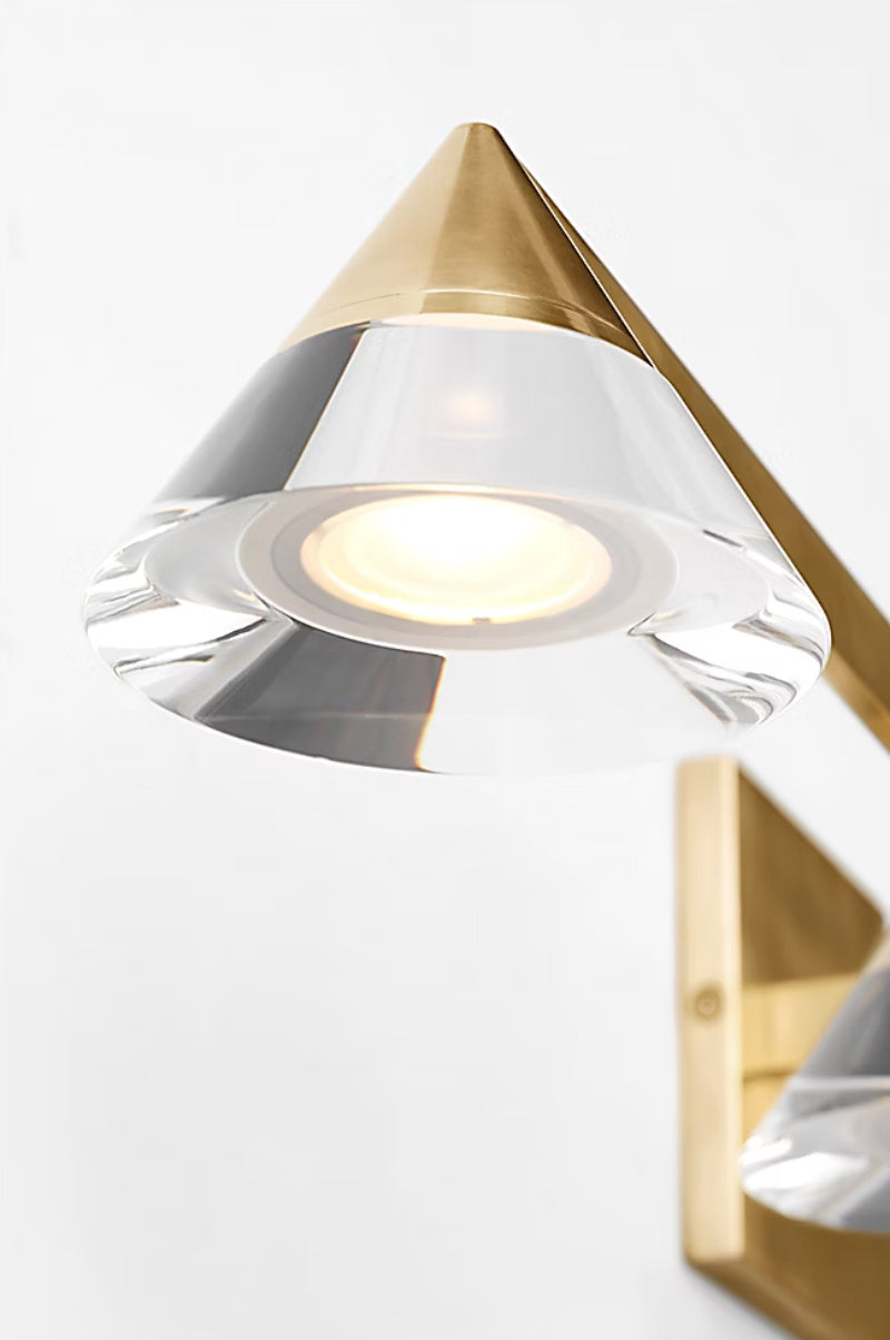 Visual Comfort SLBA76027 Midrand 4-lt 36" LED Vanity - Hand Rubbed Antique Brass