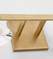 Visual Comfort SLBA76027 Midrand 4-lt 36" LED Vanity - Hand Rubbed Antique Brass