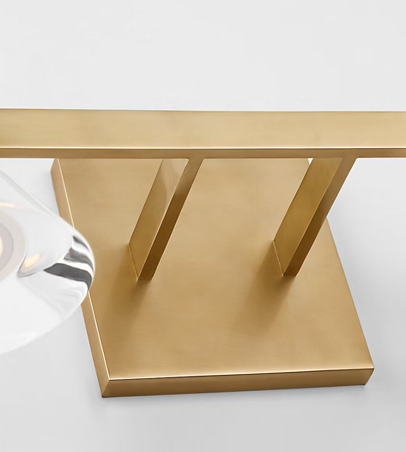 Visual Comfort SLBA76027 Midrand 4-lt 36" LED Vanity - Hand Rubbed Antique Brass