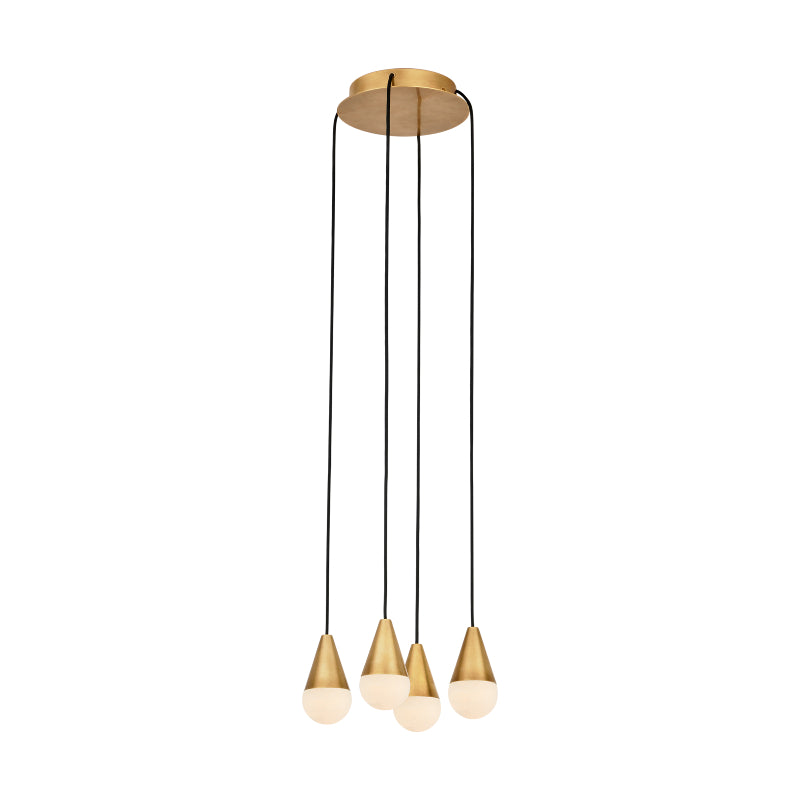 Visual Comfort SLCH513 Cupola Alabaster 4-lt 11" LED Chandelier