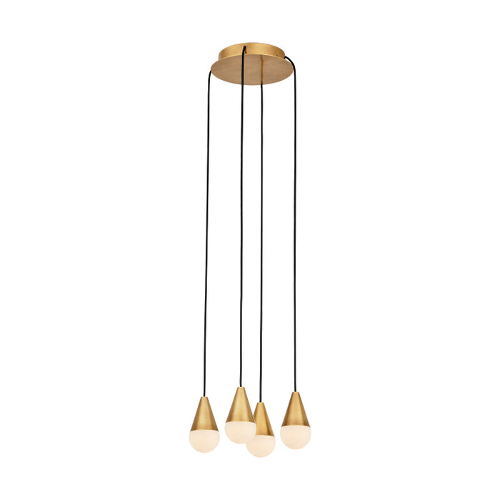 Visual Comfort SLCH513 Cupola Alabaster 4-lt 11" LED Chandelier
