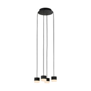 Visual Comfort SLCH520 Gable Alabaster 4-lt 10" LED Chandelier