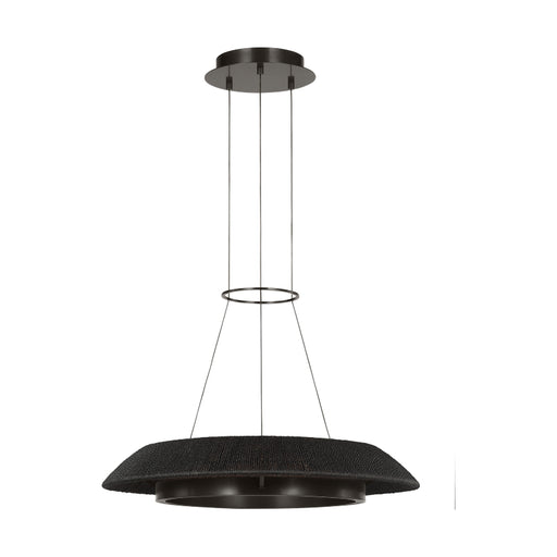Visual Comfort SLCH560 Noa 27" LED Chandelier - Bronze/Washed Black