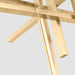 Visual Comfort SLCH561 Cityscape 36" LED Chandelier - Hand Rubbed Antique Brass
