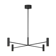 Visual Comfort SLCH570 Ponte 36" LED Chandelier - Nightshade Black