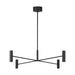 Visual Comfort SLCH570 Ponte 36" LED Chandelier - Nightshade Black