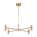 Visual Comfort SLCH570 Ponte 36" LED Chandelier - Hand Rubbed Antique Brass
