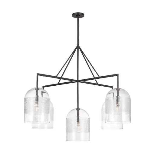 Visual Comfort SLCH636 Leano 5-lt 52" Chandelier - Bronze