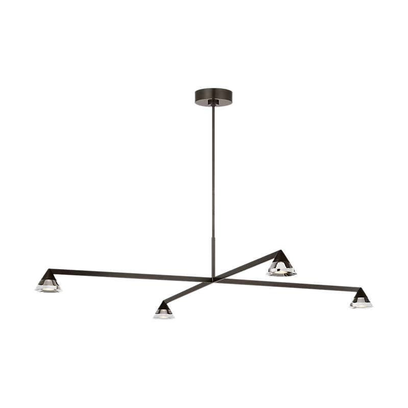 Visual Comfort SLCH75227 Midrand 4-lt 52" LED Chandelier - Bronze