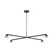 Visual Comfort SLCH75227 Midrand 4-lt 52" LED Chandelier - Bronze