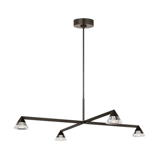 Visual Comfort SLCH75427 Midrand 4-lt 37" LED Chandelier - Bronze