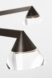 Visual Comfort SLCH75427 Midrand 4-lt 37" LED Chandelier - Bronze