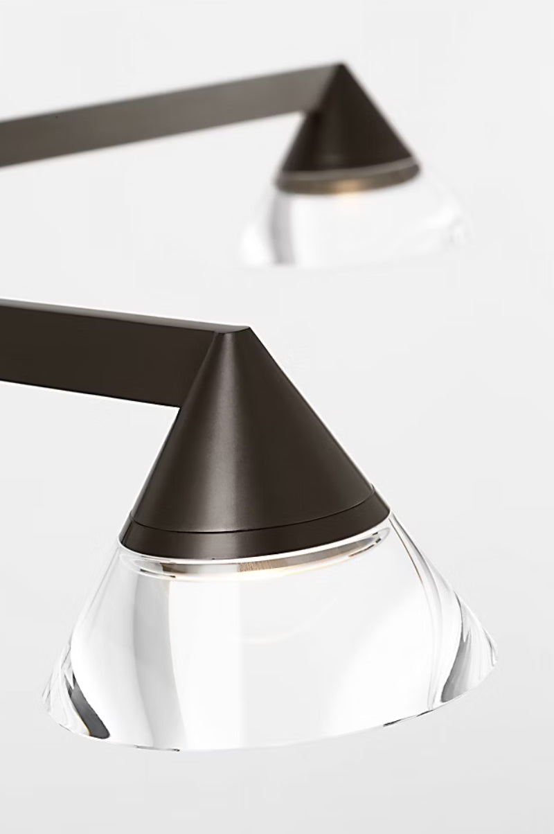 Visual Comfort SLCH75427 Midrand 4-lt 37" LED Chandelier - Bronze