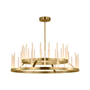 Visual Comfort SLCH81022 Sagrada 36-lt 36" LED Chandelier - Hand-Rubbed Antique Brass
