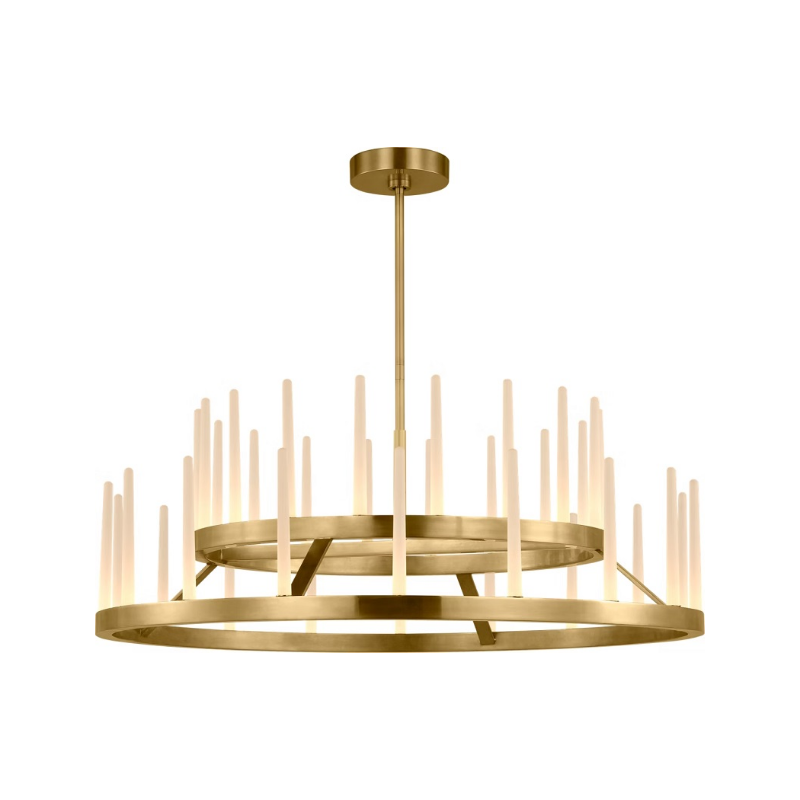 Visual Comfort SLCH81022 Sagrada 36-lt 36" LED Chandelier - Hand-Rubbed Antique Brass