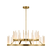 Visual Comfort SLCH81022 Sagrada 36-lt 36" LED Chandelier - Hand-Rubbed Antique Brass