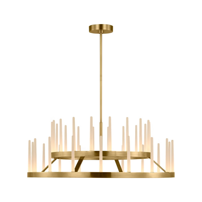 Visual Comfort SLCH81022 Sagrada 36-lt 36" LED Chandelier - Hand-Rubbed Antique Brass