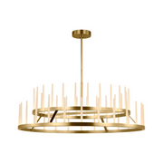 Visual Comfort SLCH81122 Sagrada 52-lt 49" LED Chandelier - Hand-Rubbed Antique Brass