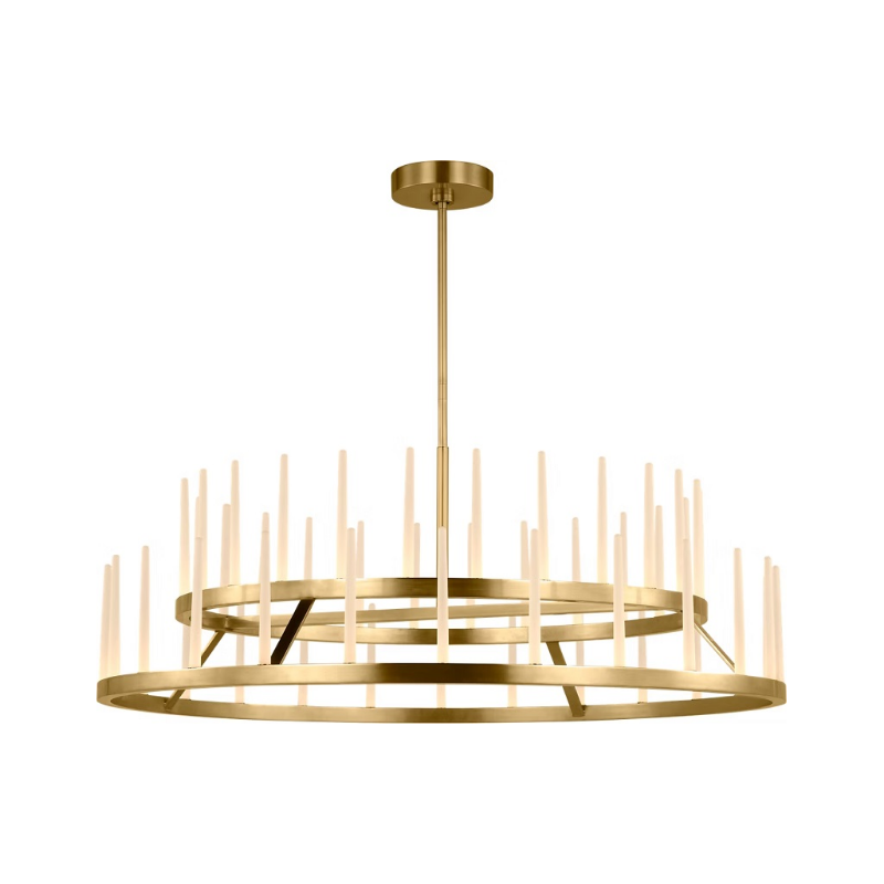 Visual Comfort SLCH81122 Sagrada 52-lt 49" LED Chandelier - Hand-Rubbed Antique Brass