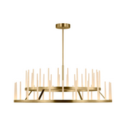 Visual Comfort SLCH81122 Sagrada 52-lt 49" LED Chandelier - Hand-Rubbed Antique Brass