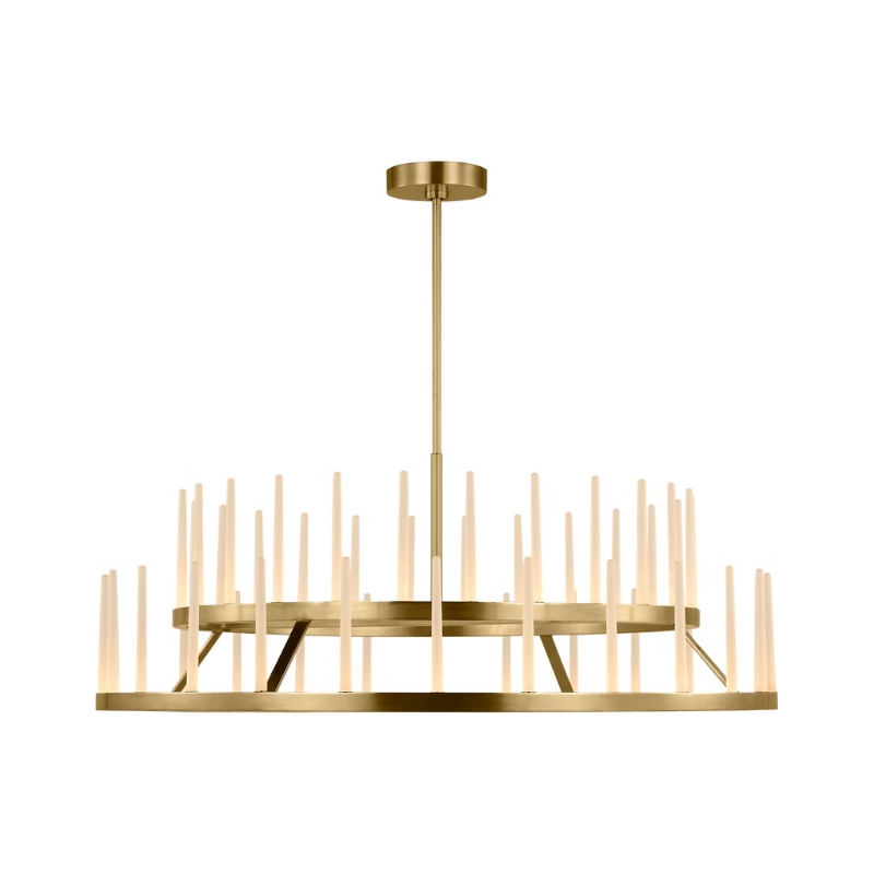 Visual Comfort SLCH81122 Sagrada 52-lt 49" LED Chandelier - Hand-Rubbed Antique Brass