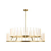 Visual Comfort SLCH81222 Sagrada 64-lt 60" LED Chandelier - Hand-Rubbed Antique Brass