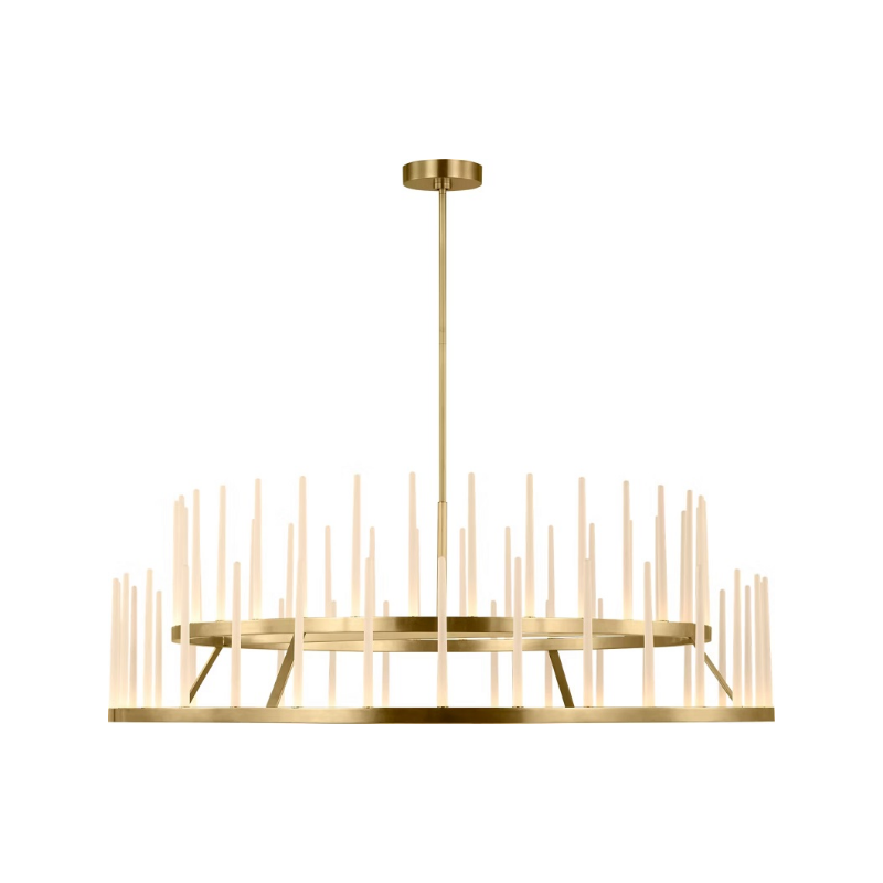 Visual Comfort SLCH81222 Sagrada 64-lt 60" LED Chandelier - Hand-Rubbed Antique Brass