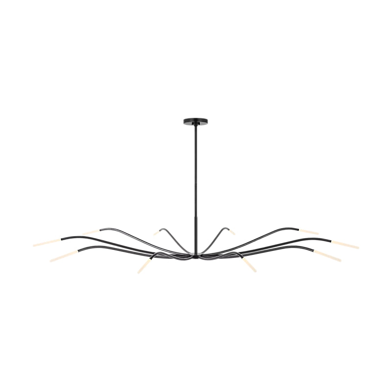 Visual Comfort SLCH81627 Lajos 10-lt 67" LED Chandelier-Bronze