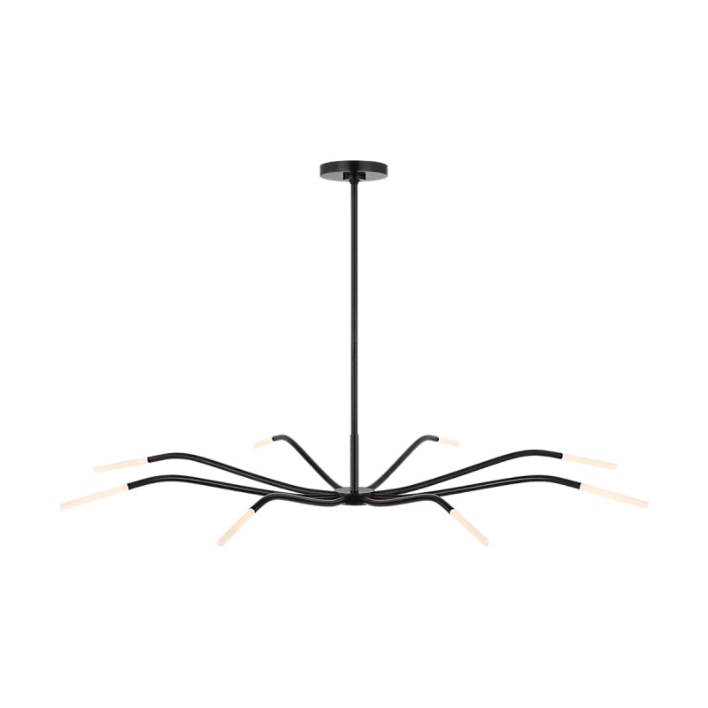Visual Comfort SLCH81827 Lajos 8-lt 50" LED Chandelier-Bronze