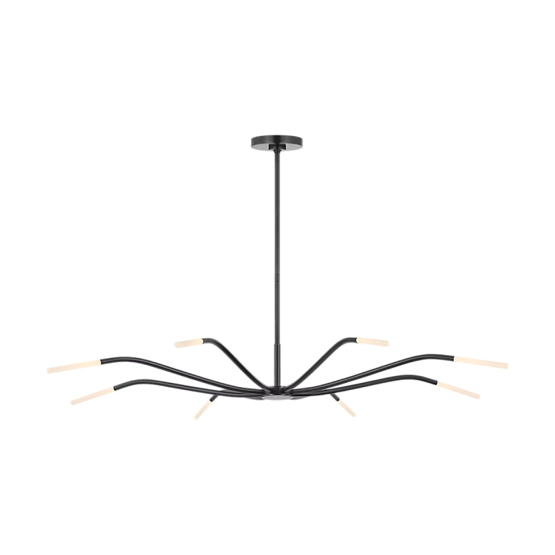 Visual Comfort SLCH81827 Lajos 8-lt 50" LED Chandelier-Bronze
