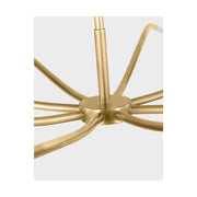 Visual Comfort SLCH81827 Lajos 8-lt 50" LED Chandelier-Hand-Rubbed Antique Brass