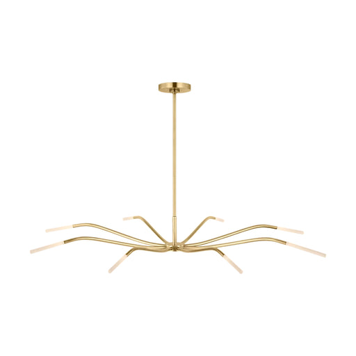 Visual Comfort SLCH81827 Lajos 8-lt 50" LED Chandelier-Hand-Rubbed Antique Brass
