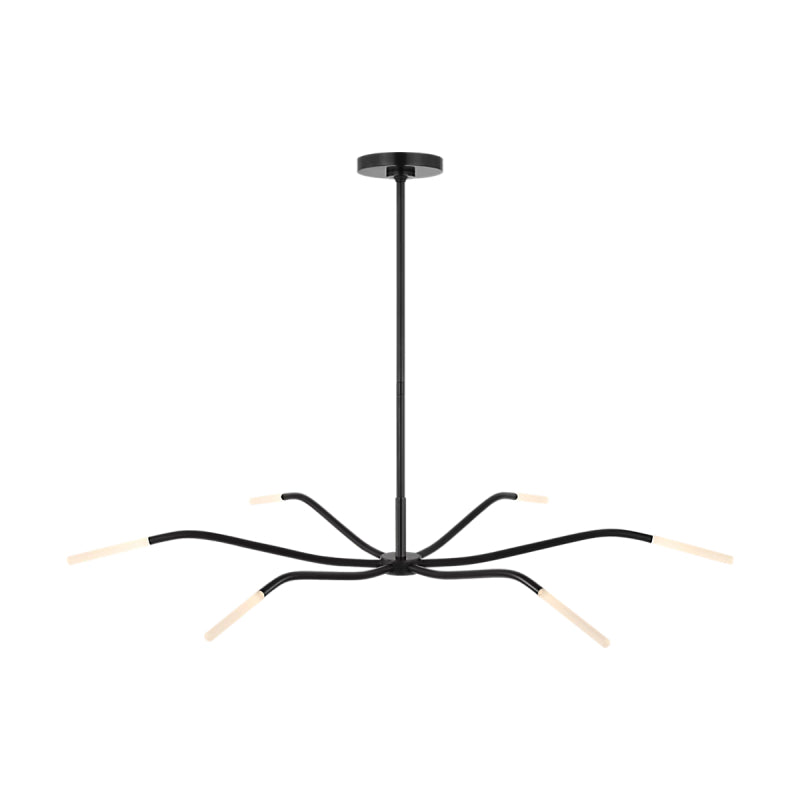 Visual Comfort SLCH81927 Lajos 6-lt 39" LED Chandelier-Bronze