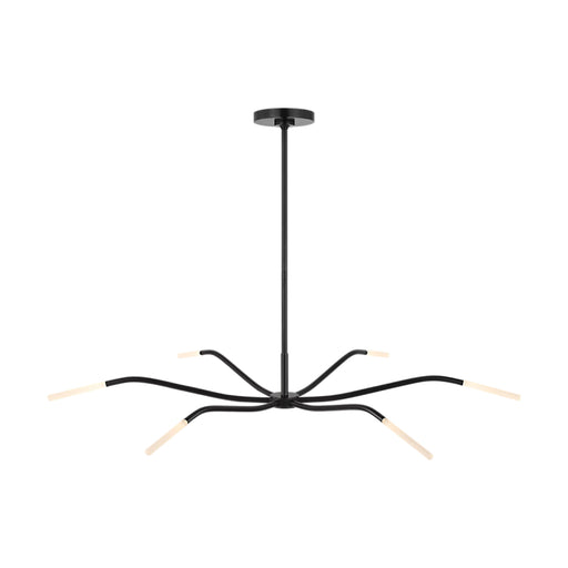 Visual Comfort SLCH81927 Lajos 6-lt 39" LED Chandelier-Bronze