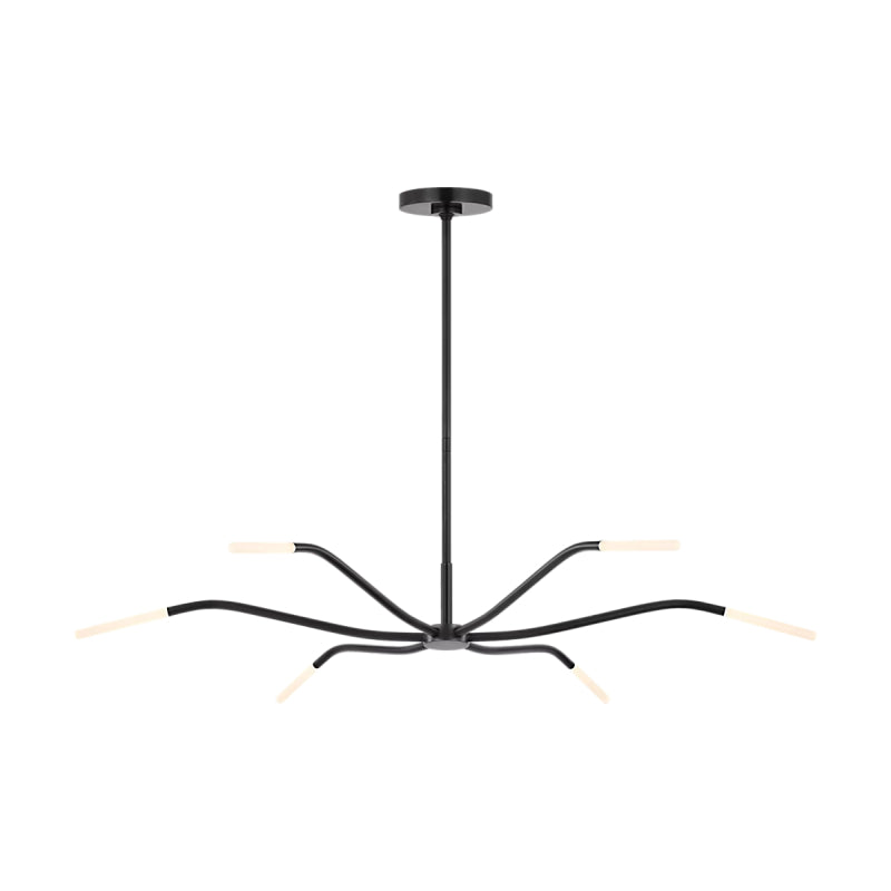 Visual Comfort SLCH81927 Lajos 6-lt 39" LED Chandelier-Bronze