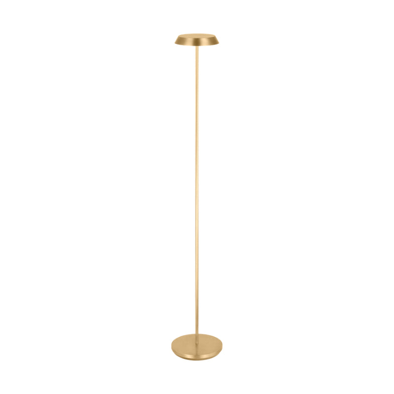 Visual Comfort SLFL536 Tepa 1-lt 49" Tall LED Rechargeable Floor Lamp - Hand Rubbed Antique Brass