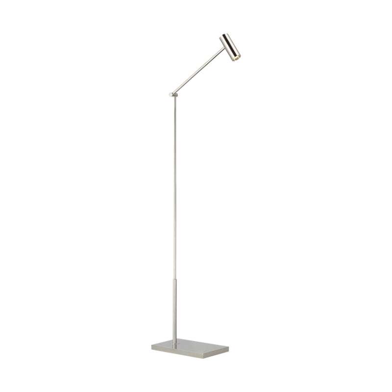 Visual Comfort SLFL57230 Ponte 1-lt 39" Tall LED Floor Lamp - Polished Nickel