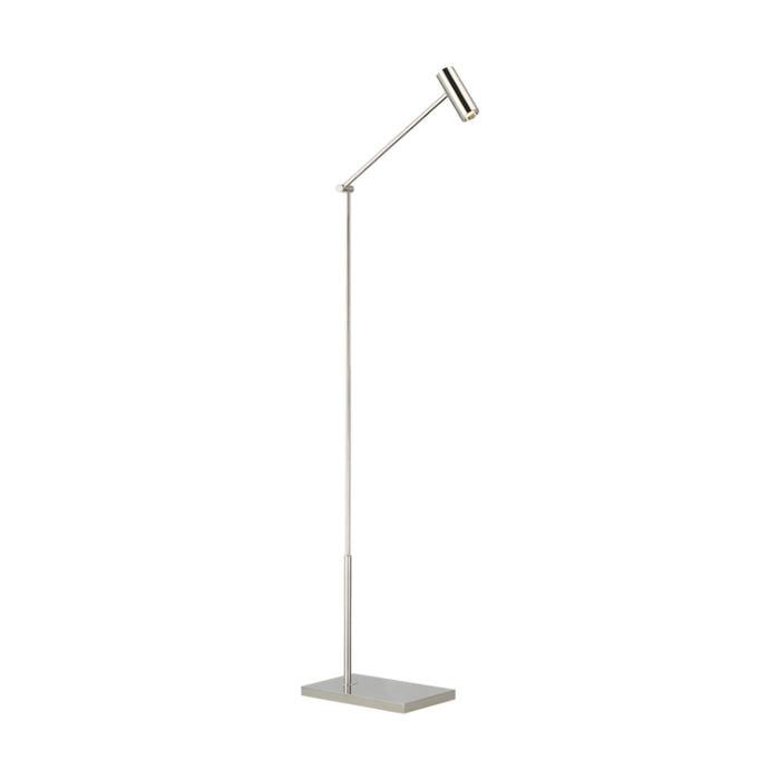 Visual Comfort SLFL57230 Ponte 1-lt 39" Tall LED Floor Lamp - Polished Nickel