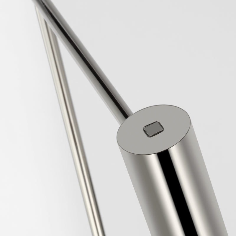 Visual Comfort SLFL57230 Ponte 1-lt 39" Tall LED Floor Lamp - Polished Nickel