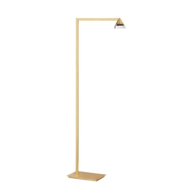 Visual Comfort SLFL75127 Midrand 1-lt 42" Tall LED Floor Lamp - Hand-Rubbed Antique Brass