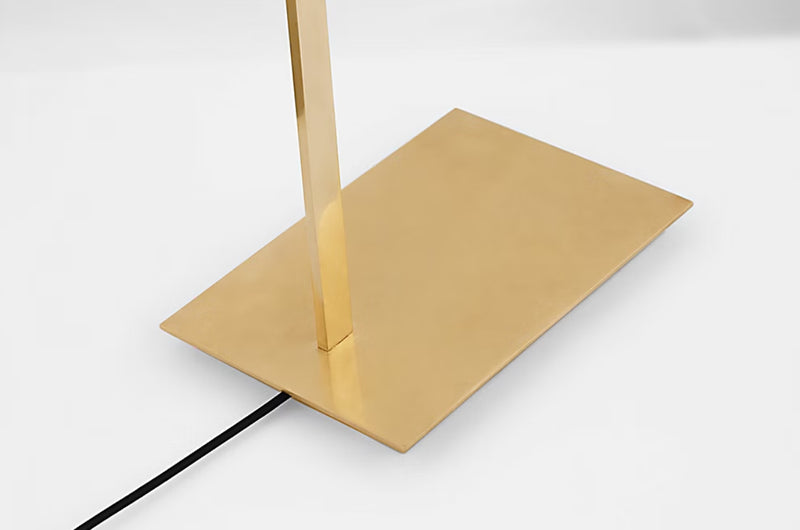 Visual Comfort SLFL75127 Midrand 1-lt 42" Tall LED Floor Lamp - Hand-Rubbed Antique Brass