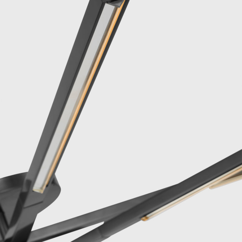 Visual Comfort SLFM565 Cityscape X-Grande 60" LED Flush Mount - Bronze