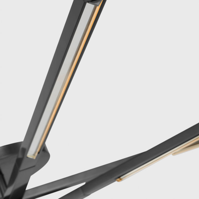 Visual Comfort SLFM565 Cityscape X-Grande 60" LED Flush Mount - Bronze