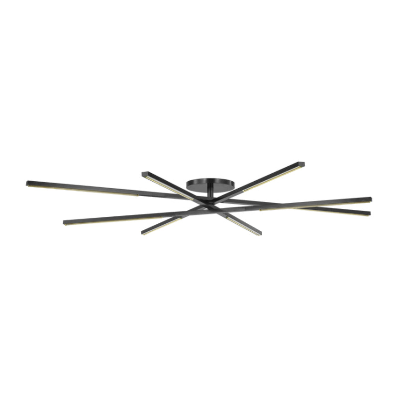 Visual Comfort SLFM565 Cityscape X-Grande 60" LED Flush Mount - Bronze