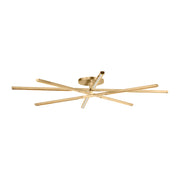 Visual Comfort SLFM565 Cityscape X-Grande 60" LED Flush Mount - Hand Rubbed Antique Brass