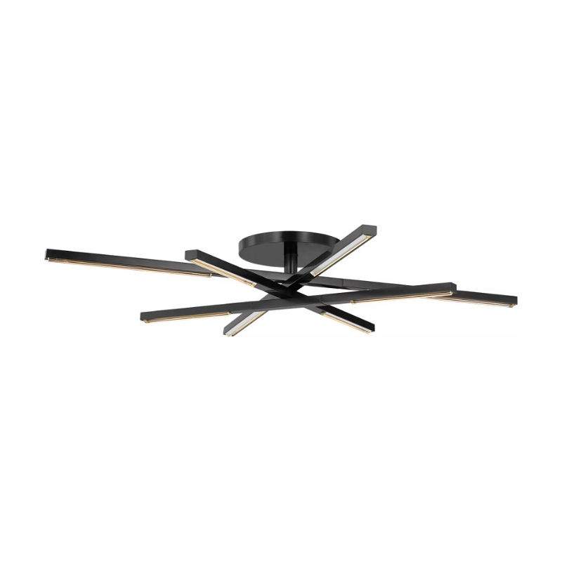 Visual Comfort SLFM56727 Cityscape 8-lt 36" LED Flush Mount - Bronze