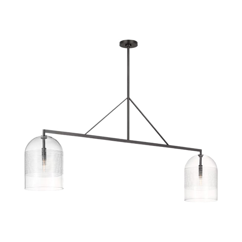 Visual Comfort SLLS638 Leano 2-lt 61" Chandelier - Bronze