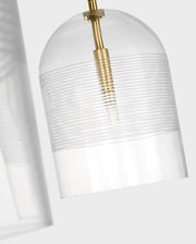 Visual Comfort SLLS638 Leano 2-lt 61" Chandelier - Hand Rubbed Antique Brass