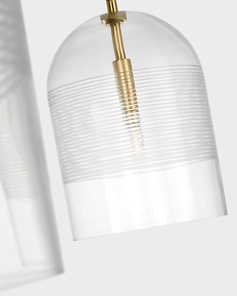 Visual Comfort SLLS638 Leano 2-lt 61" Chandelier - Hand Rubbed Antique Brass